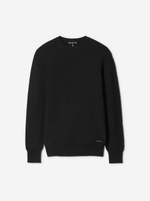 Black Sun Day Red 3D Knit Lightweight Crew | 01968-QAPH