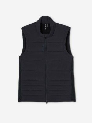 Black Sun Day Red Insulated Grid Vest | 32475-DHBT