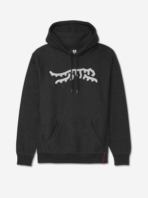 Charcoal/Light Gray Sun Day Red Luare Chain Stitch Hoodie | 83715-MWDG