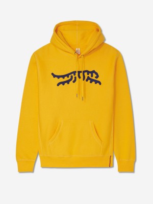 Gold/Navy Sun Day Red Luare Chain Stitch Hoodie | 02753-IHOX