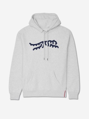 Light Gray/Navy Sun Day Red Luare Chain Stitch Hoodie | 50961-ZXCI