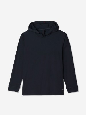 Navy Sun Day Red Training Dry Hoodie | 64572-HFVG