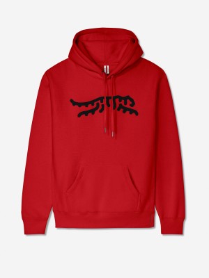 Red/Black Sun Day Red Luare Chain Stitch Hoodie | 95183-QHFZ