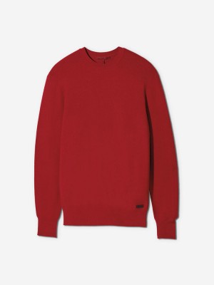 Sunday Red Sun Day Red 3D Knit Lightweight Crew | 46751-IFKV