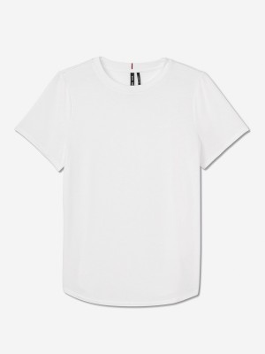 White Sun Day Red Performance Mini Icon T-Shirt | 57931-ZJHU