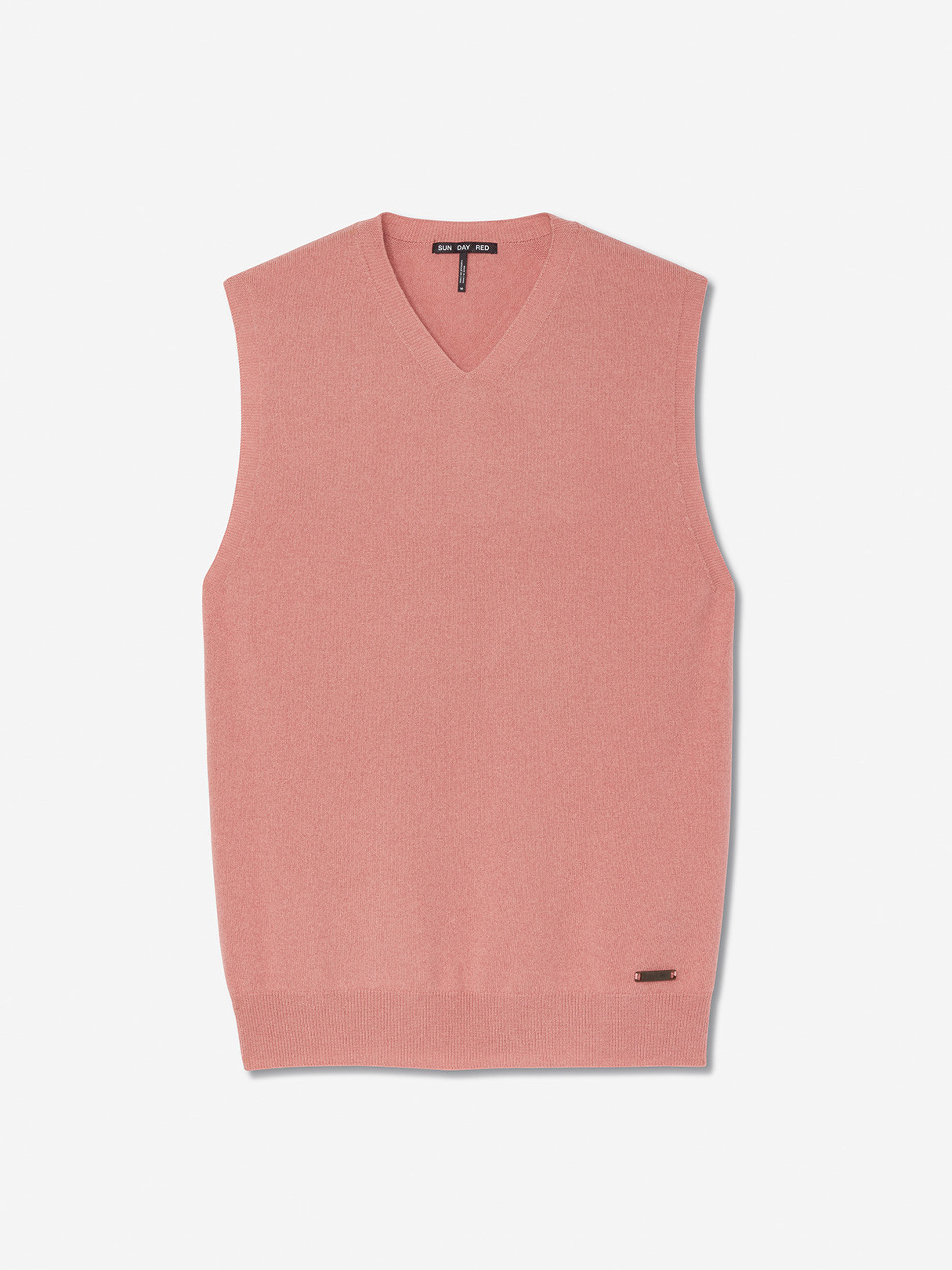 Ash Rose               Sun Day Red 3D Tour Cashmere Vest | 14358-IRWN