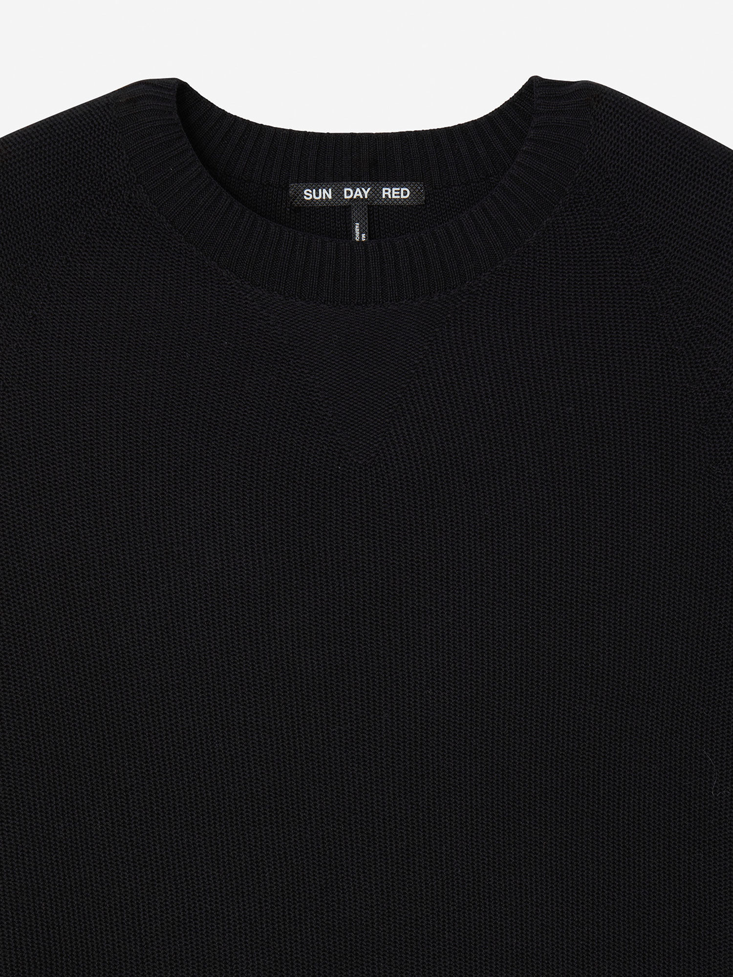 Black               Sun Day Red 3D Knit Weather Crew | 61593-SJPL