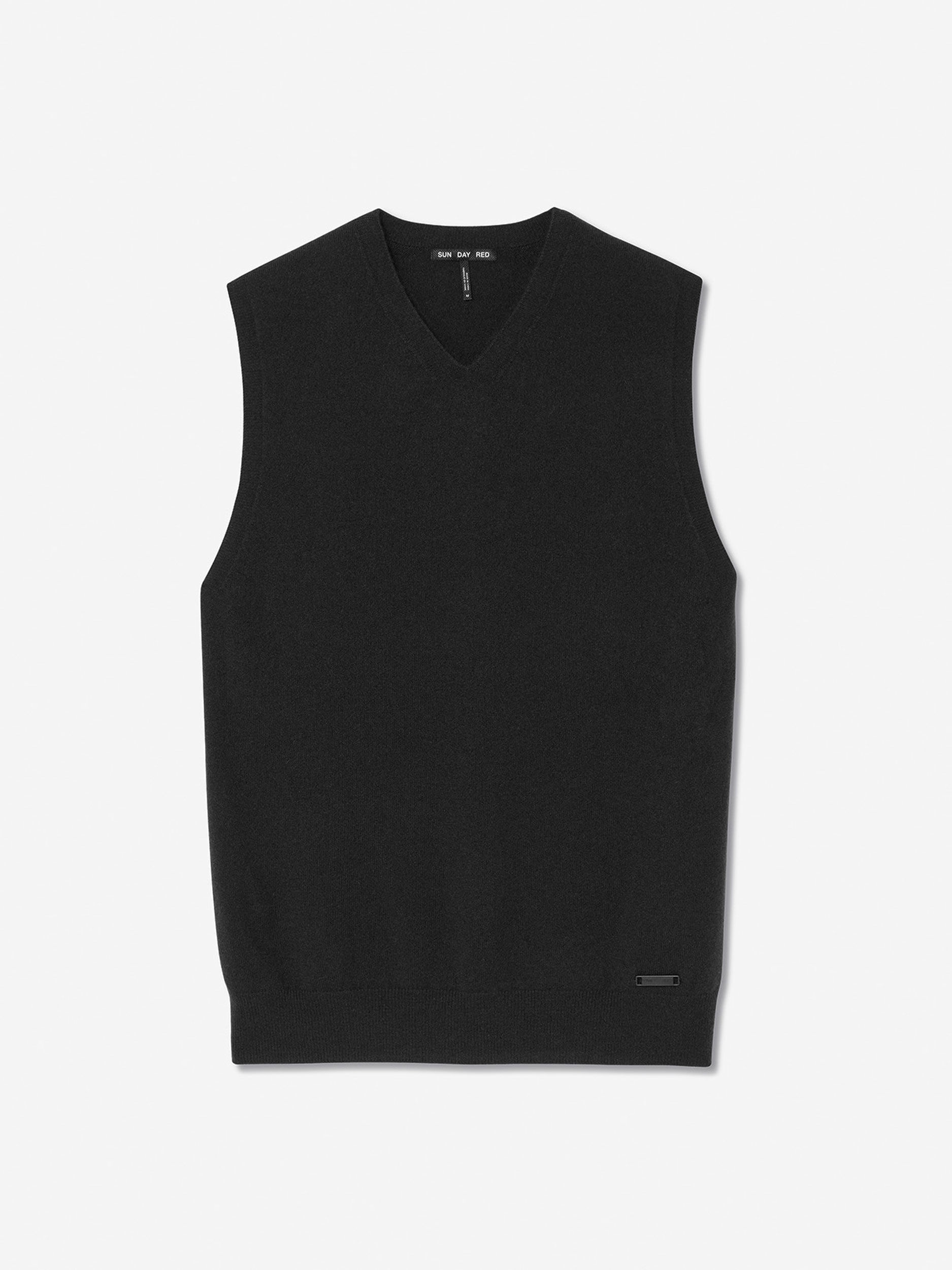 Black               Sun Day Red 3D Tour Cashmere Vest | 87230-WTZU