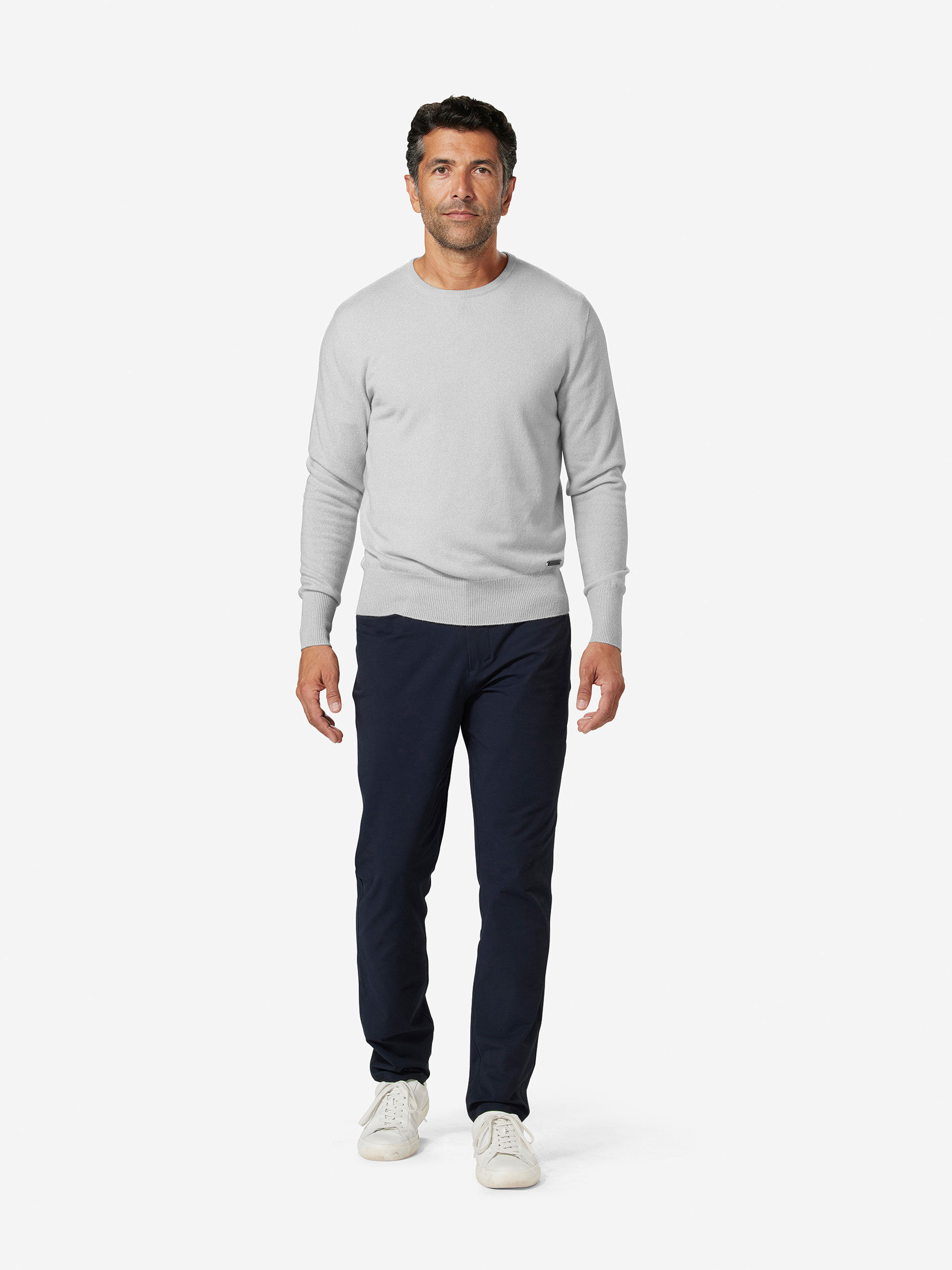 Frost Gray               Sun Day Red 3D Tour Cashmere Crew | 82419-CLUM