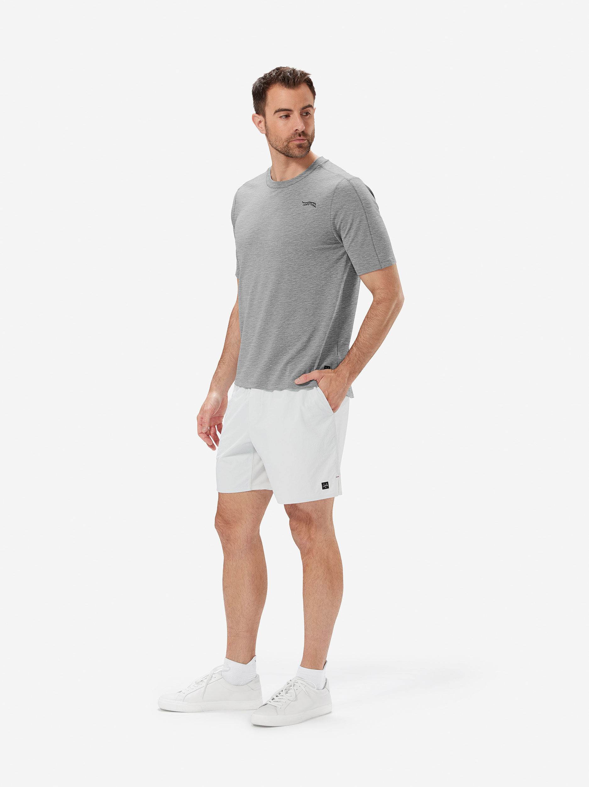 Heather               Sun Day Red Performance Short Sleeve Tech Tee | 14698-YKSI