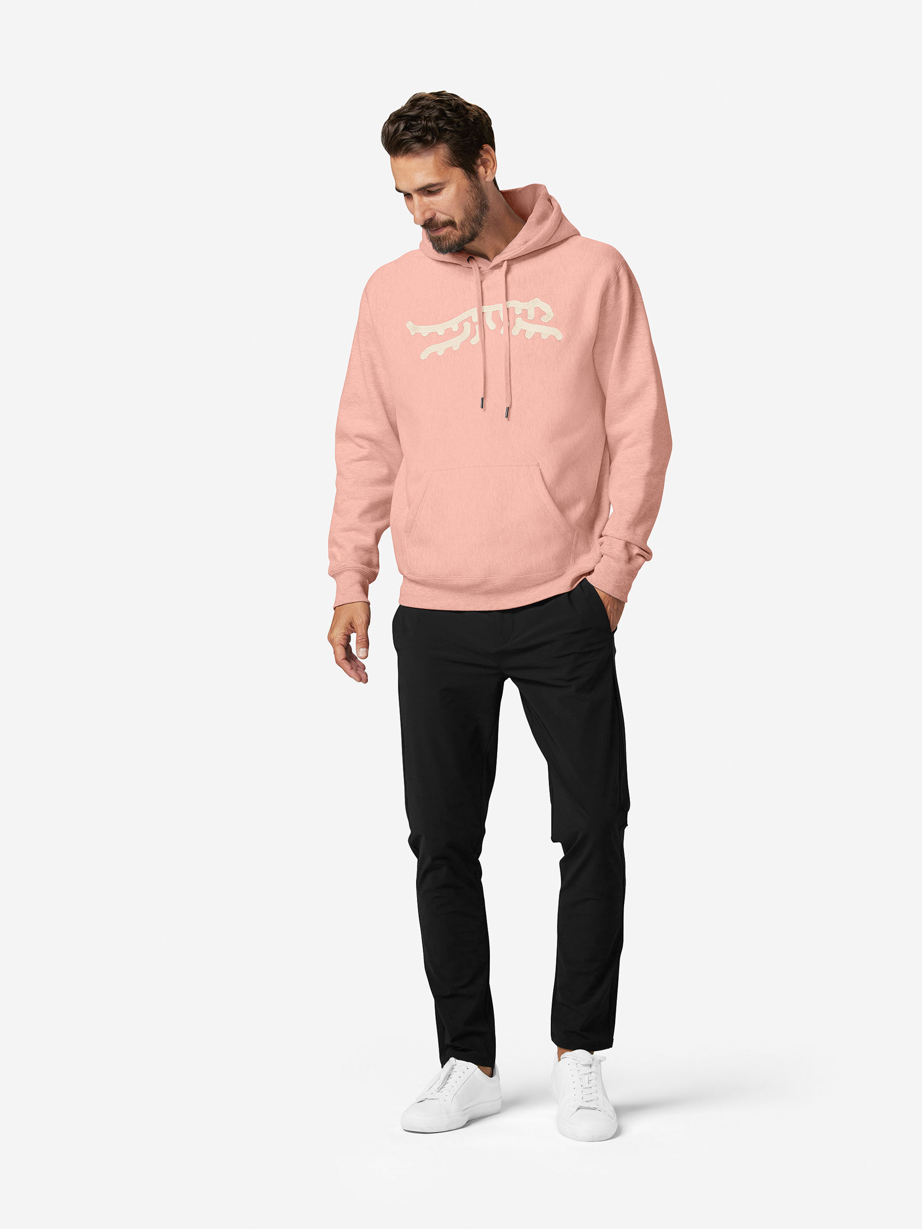 Light Pink/Cream               Sun Day Red Luare Chain Stitch Hoodie | 91270-YSKO