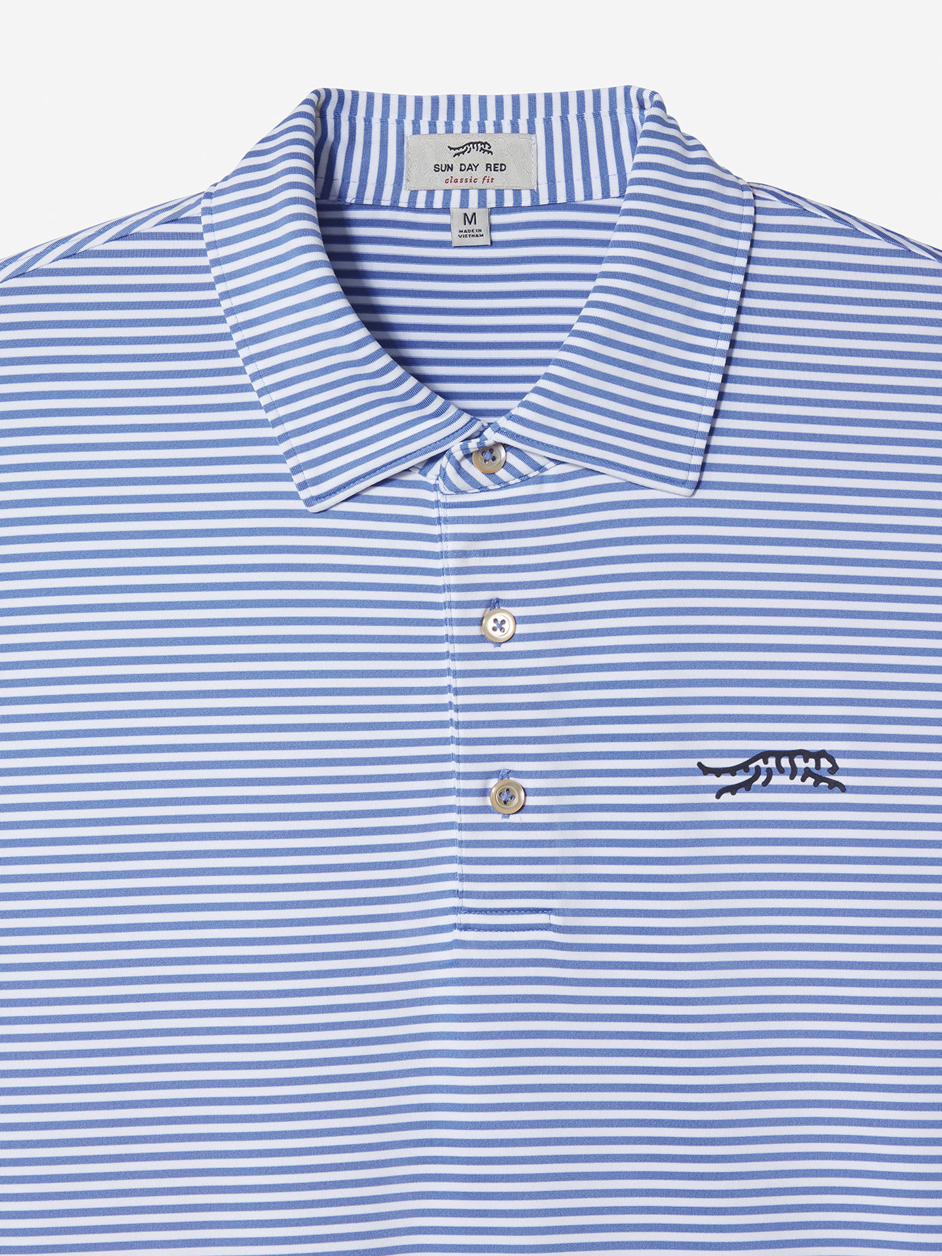 Medium Blue Stripe               Sun Day Red Monterey Stripe Polo | 53718-MSPB