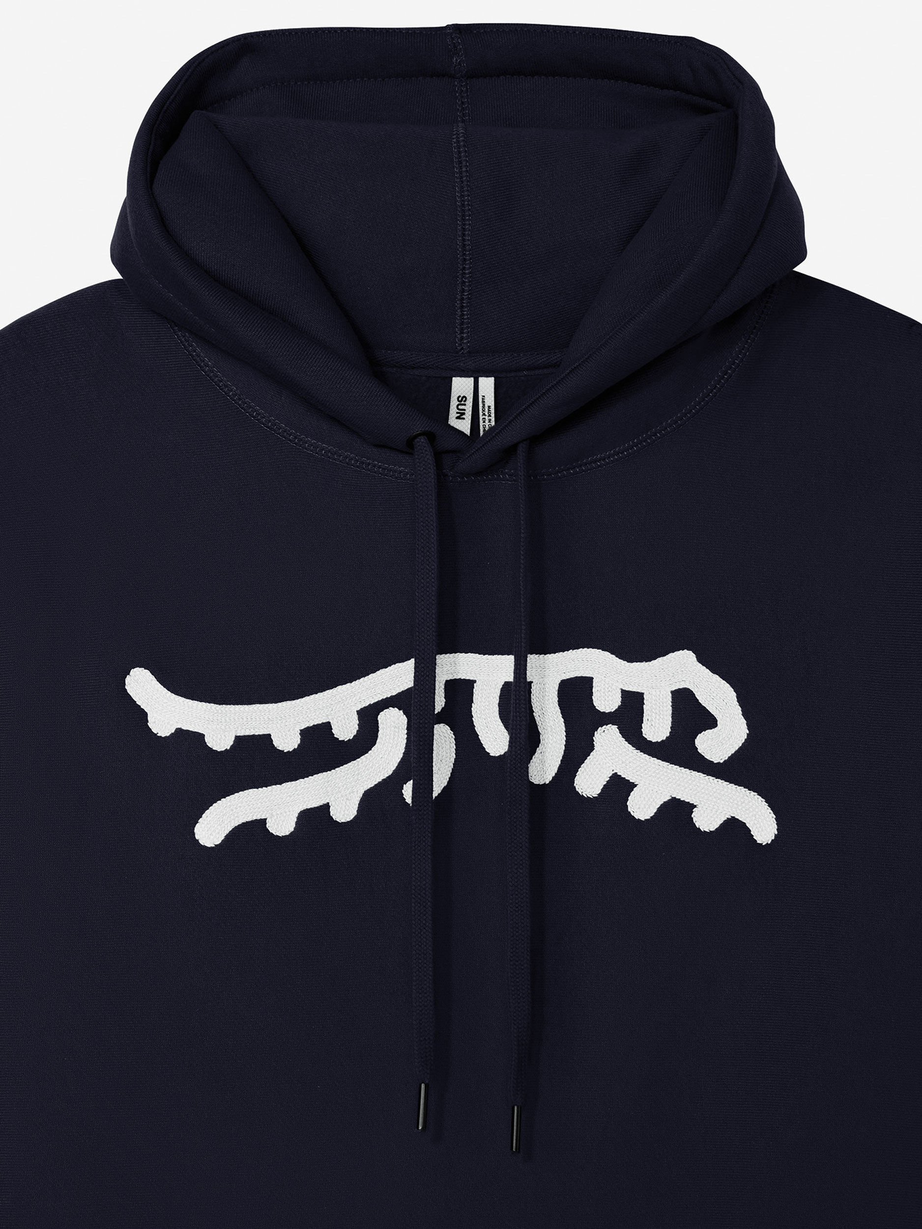 Navy/White               Sun Day Red Luare Chain Stitch Hoodie | 41925-ZCIL