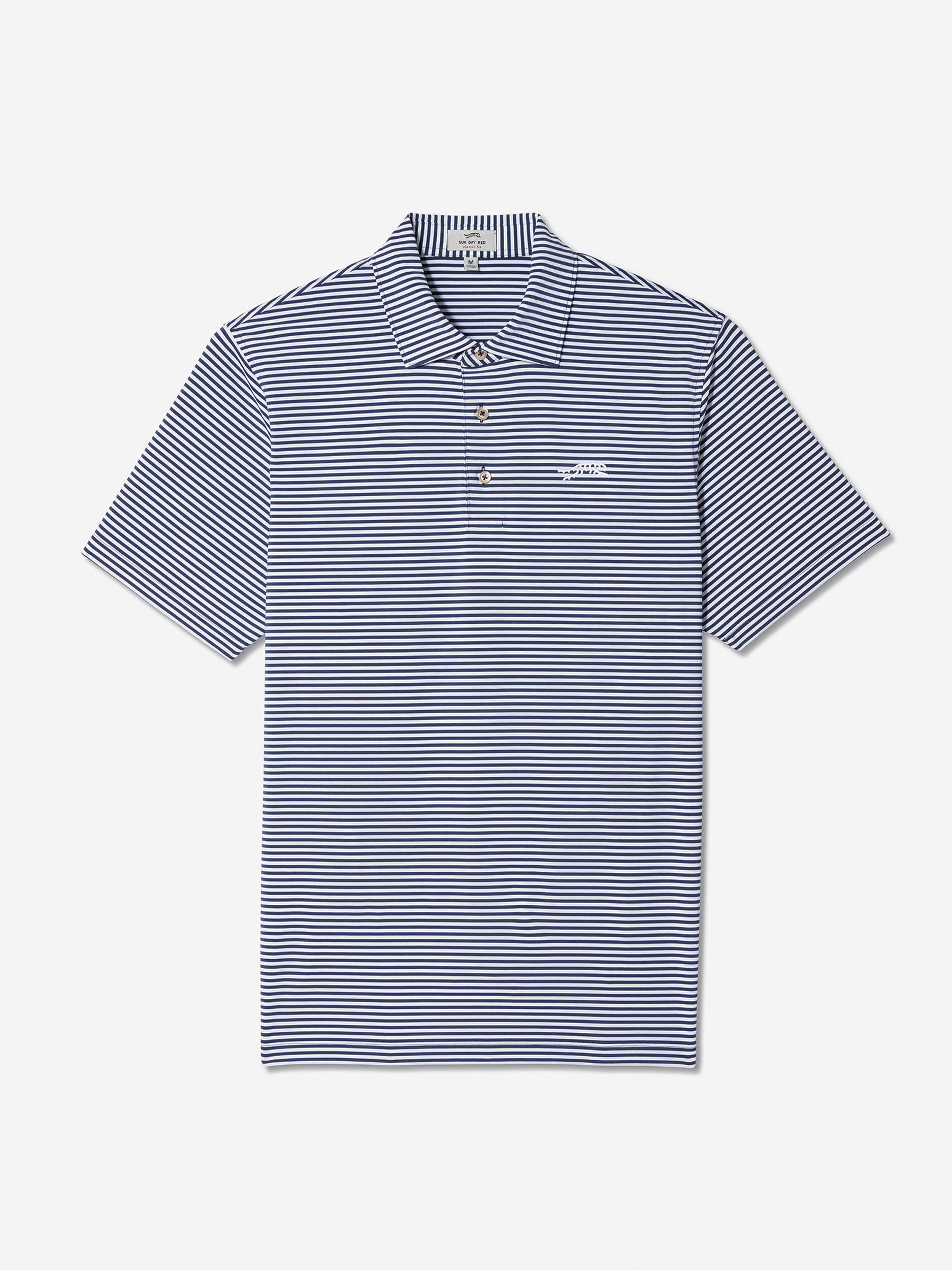 Navy White Stripe               Sun Day Red Monterey Stripe Polo | 70692-TWRI