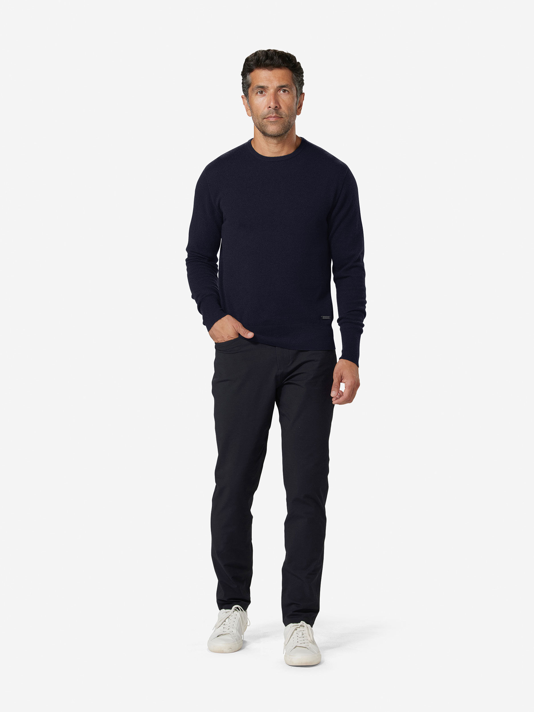 Navy               Sun Day Red 3D Tour Cashmere Crew | 47639-RNBY