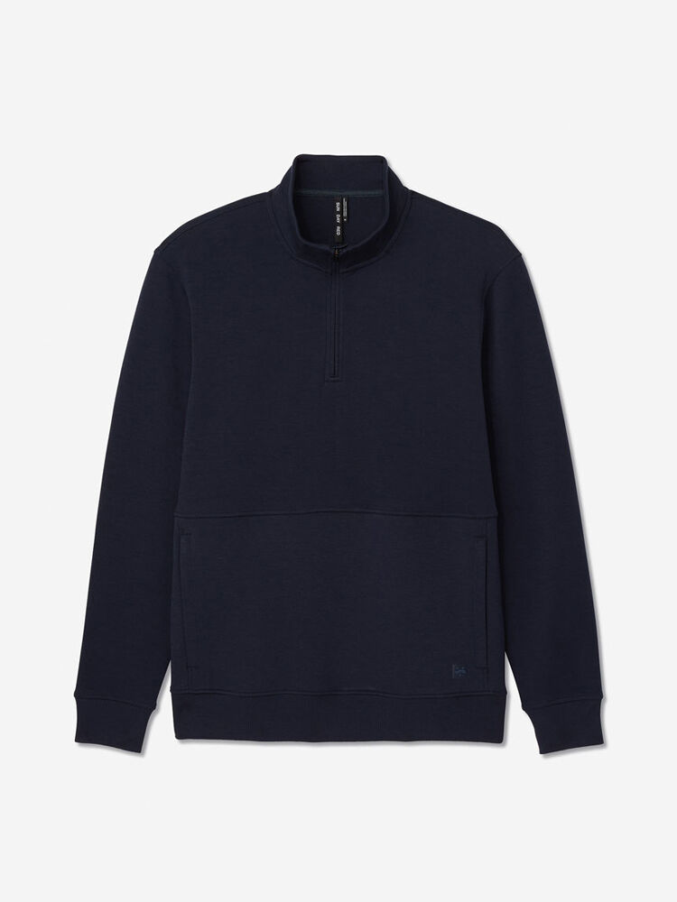 Navy               Sun Day Red Hibrid Lightweight Quarter Zip | 30618-NWGB