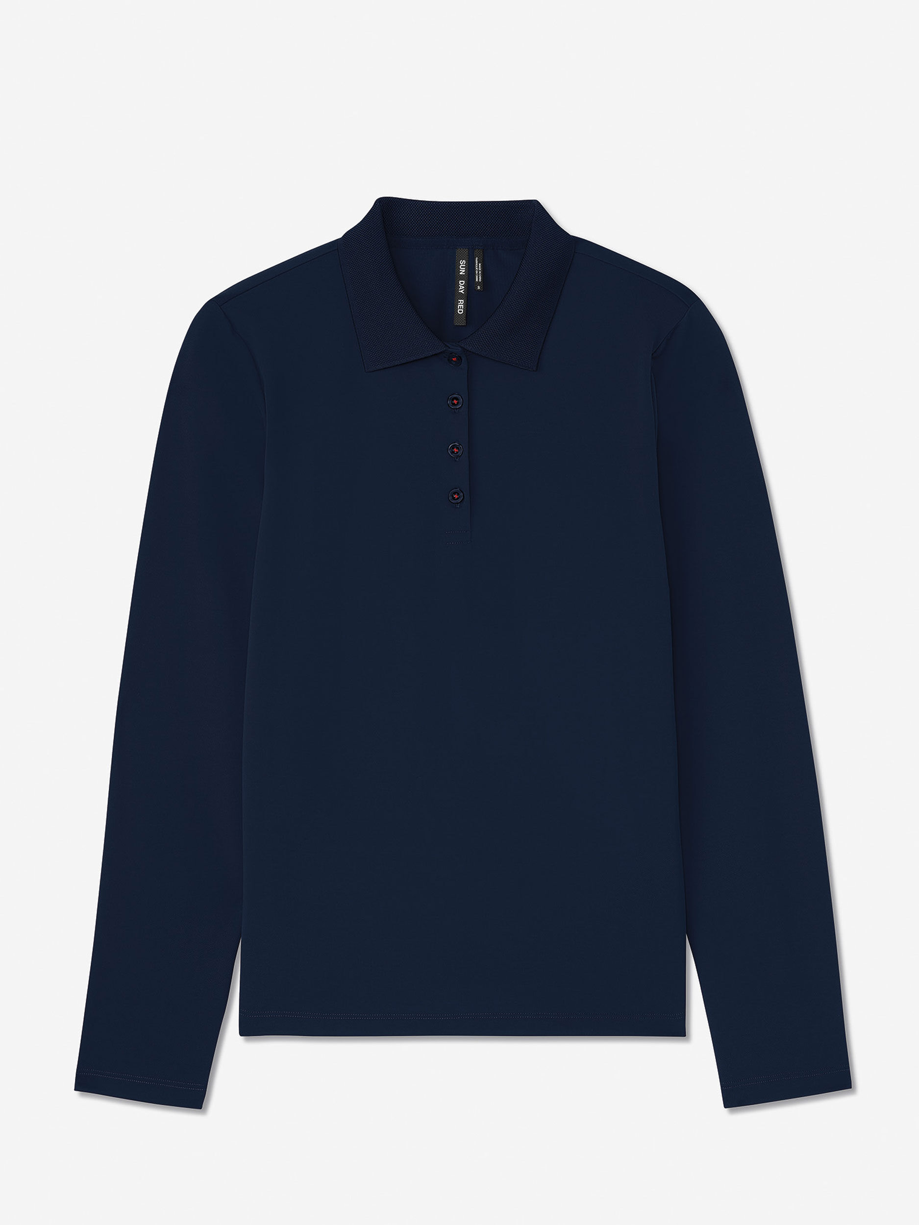 Navy               Sun Day Red Long Sleeve Sunnie PQ Polo | 78319-DLNT