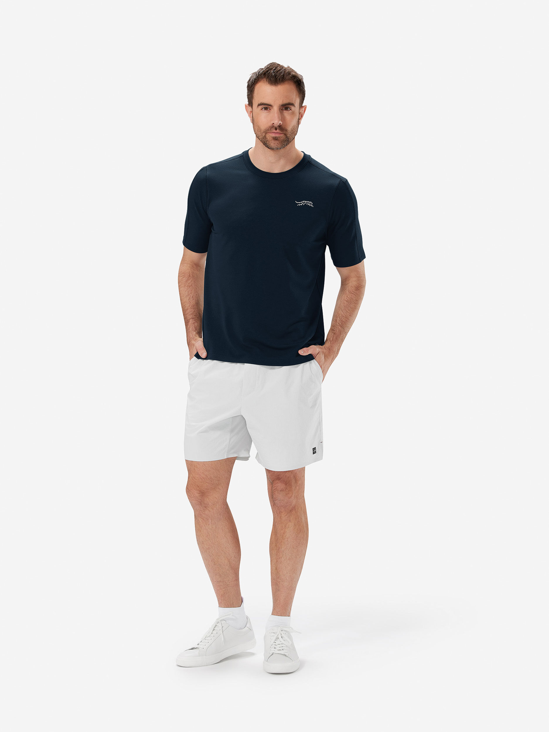 Navy               Sun Day Red Performance Short Sleeve Tech Tee | 63185-TENK