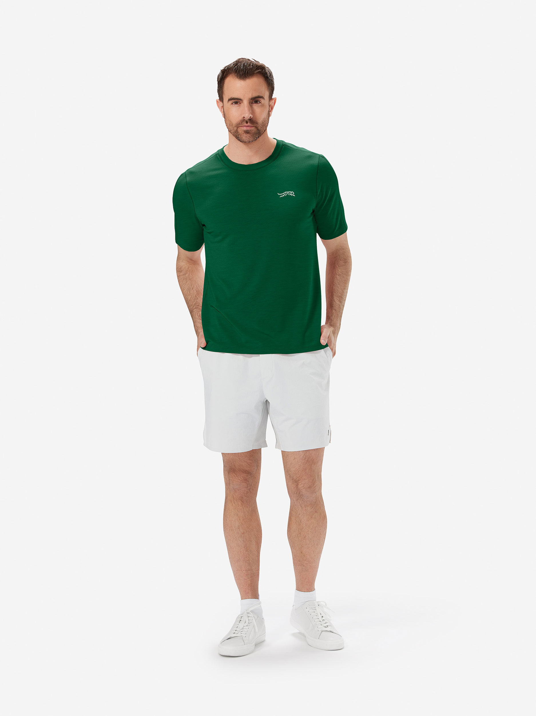 Olive               Sun Day Red Performance Short Sleeve Tech Tee | 09514-XDRN