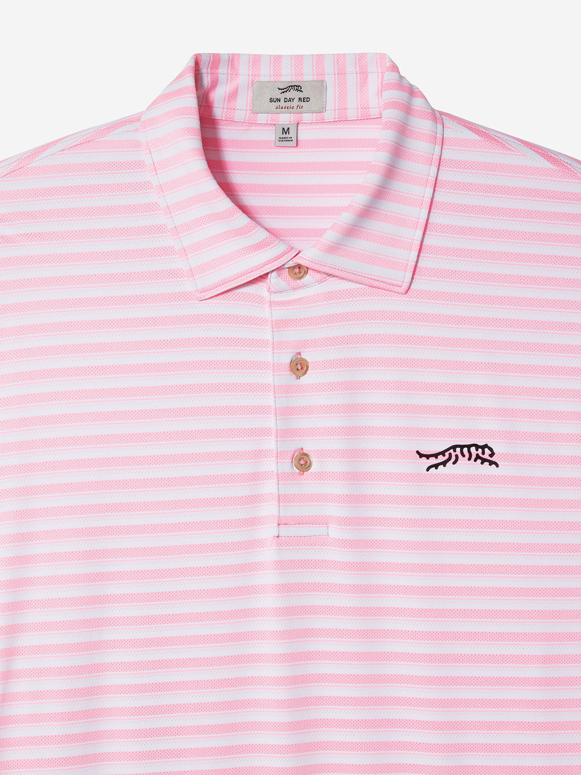 Pink Stripe               Sun Day Red Heritage Mesh Stripe Polo | 02318-UJTH