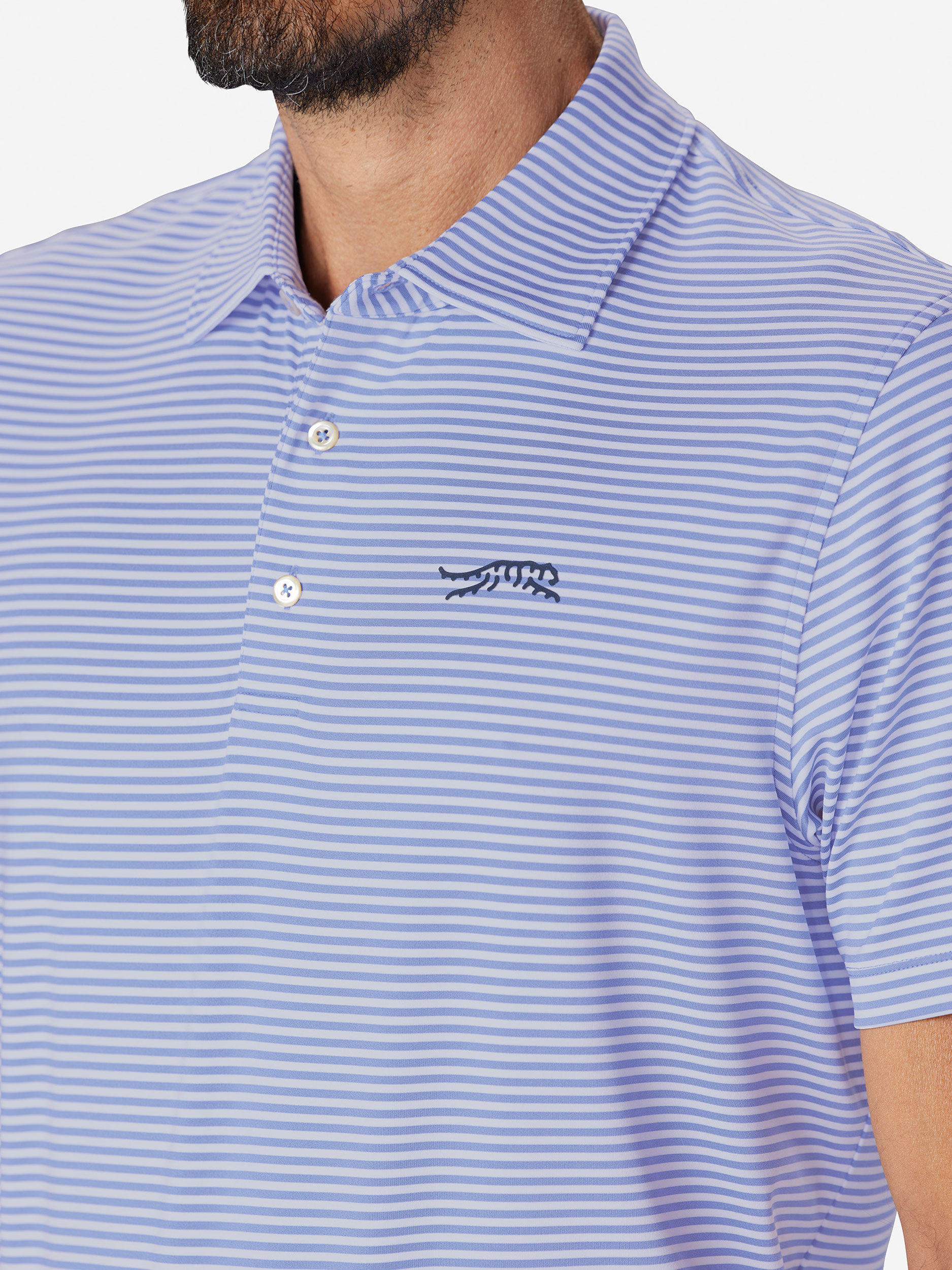 Purple Stripe               Sun Day Red Heritage Micro Stripe Polo | 87506-QKVB