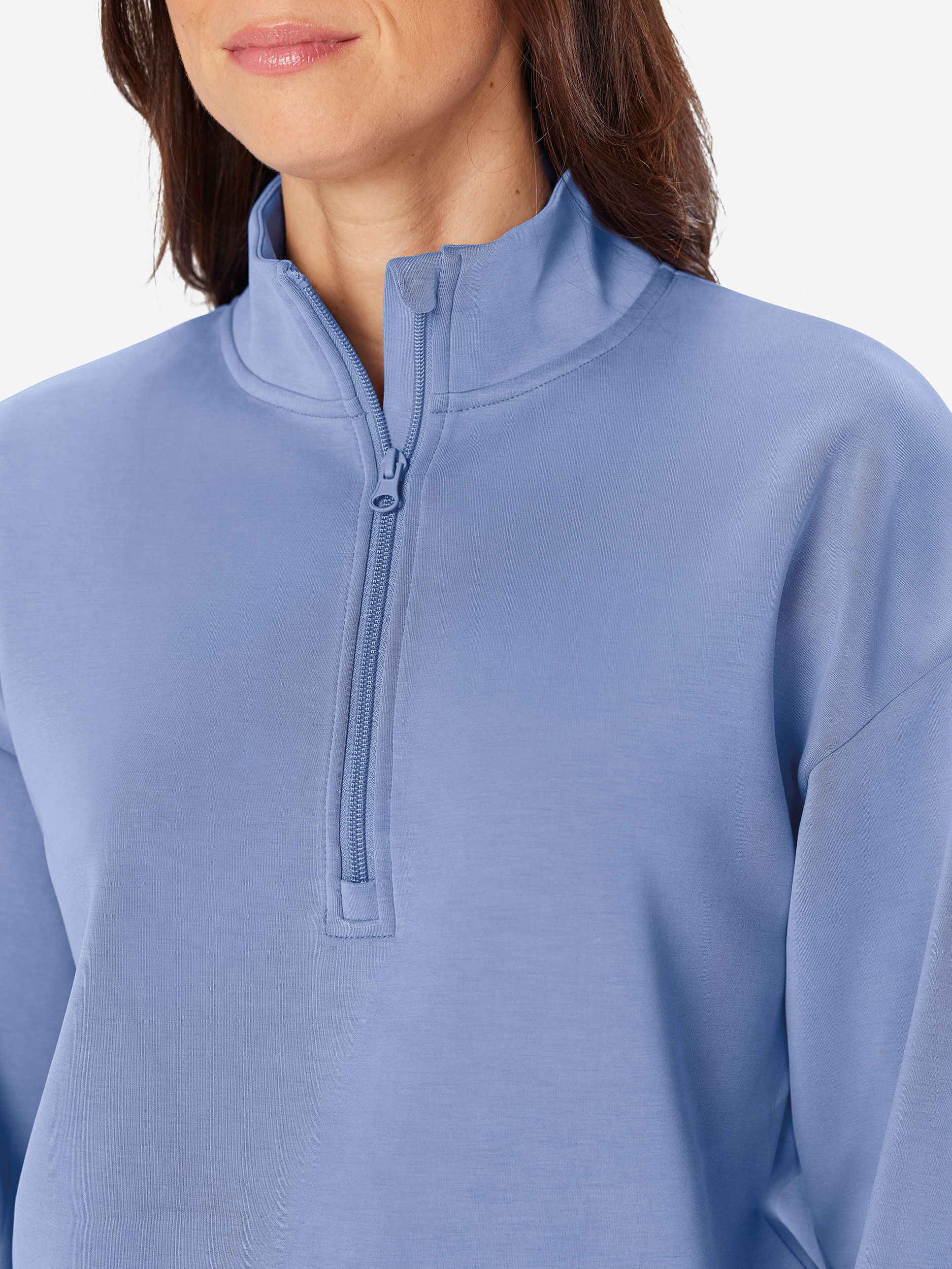 Royal               Sun Day Red Luxe Lounge Midweight Quarter Zip | 35607-HAQU