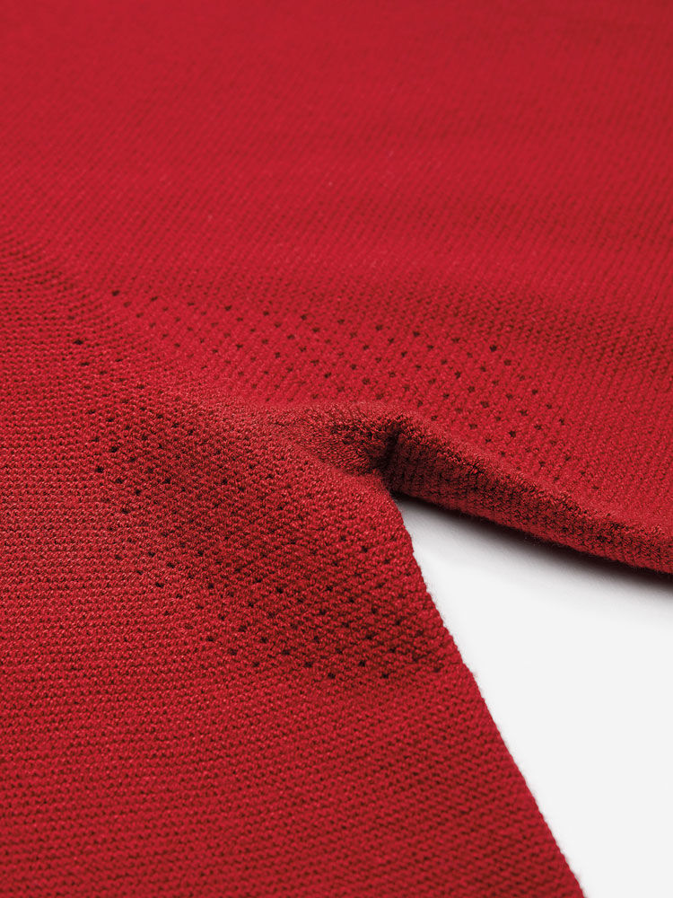 Sunday Red               Sun Day Red 3D Knit Lightweight Crew | 46751-IFKV