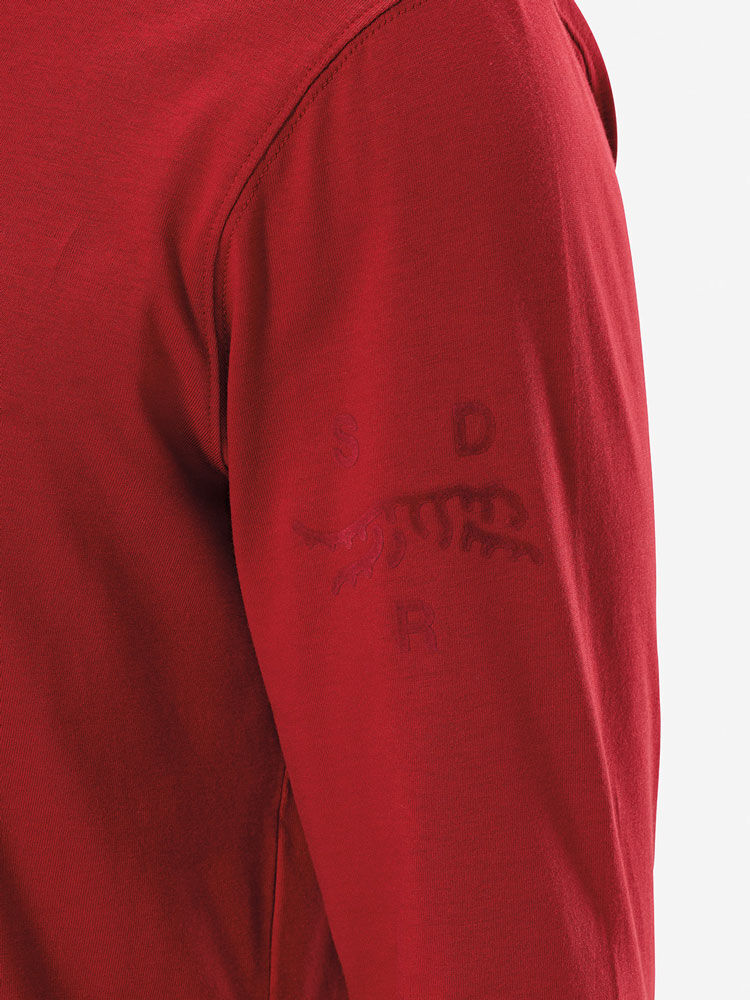 Sunday Red               Sun Day Red Long Sleeve Dark Matter T-Shirt | 12048-SNOU