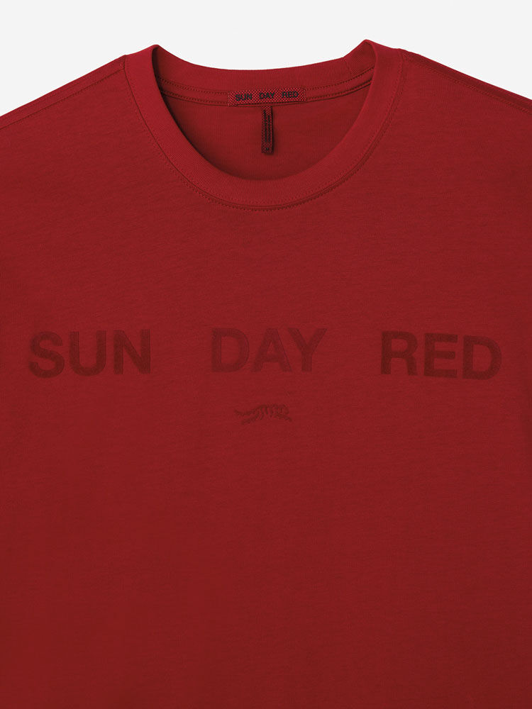 Sunday Red               Sun Day Red Long Sleeve Dark Nebula T-Shirt | 67921-UPMT