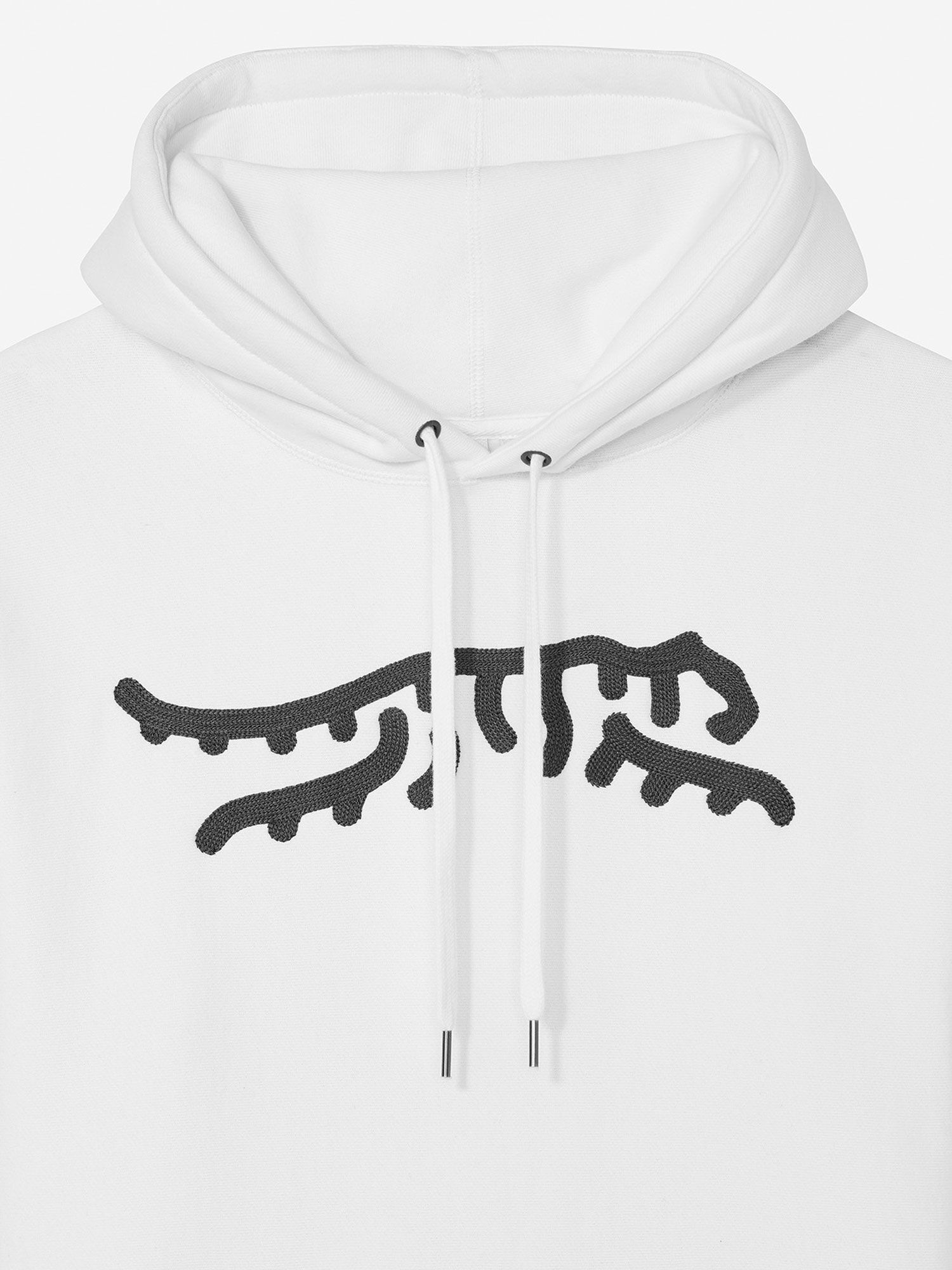 White/Gray               Sun Day Red Luare Chain Stitch Hoodie | 48302-TUHF