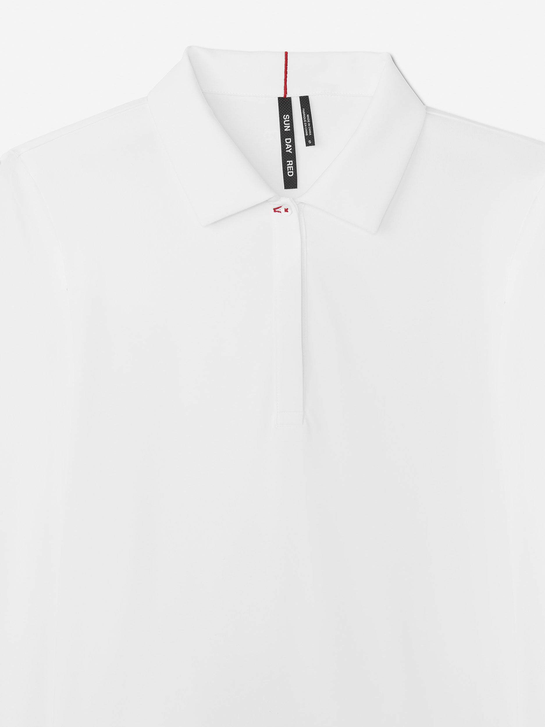 White               Sun Day Red Long Sleeve Performance Victoria Polo | 46801-ZBOM