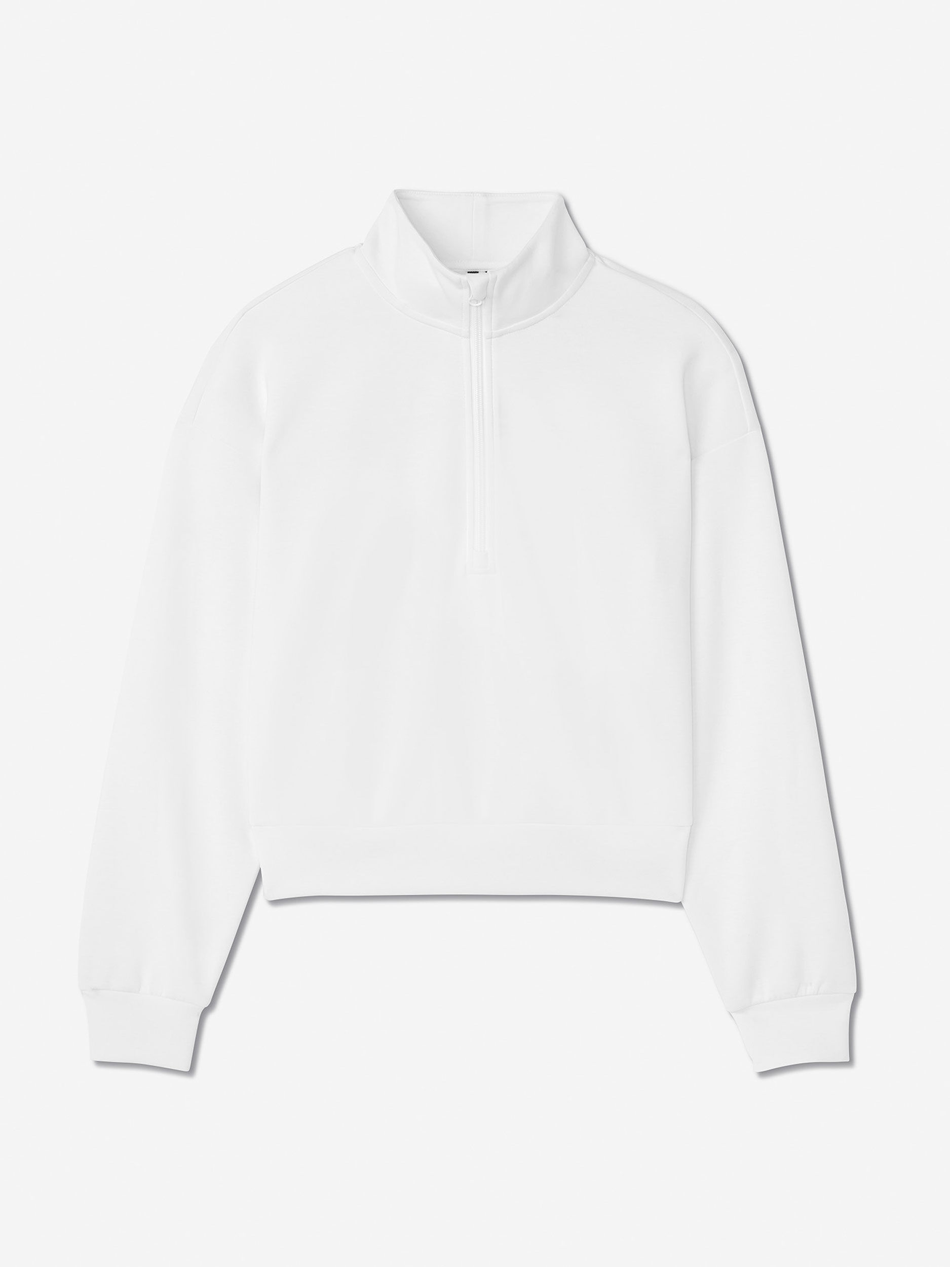 White               Sun Day Red Luxe Lounge Midweight Quarter Zip | 78460-AHLU